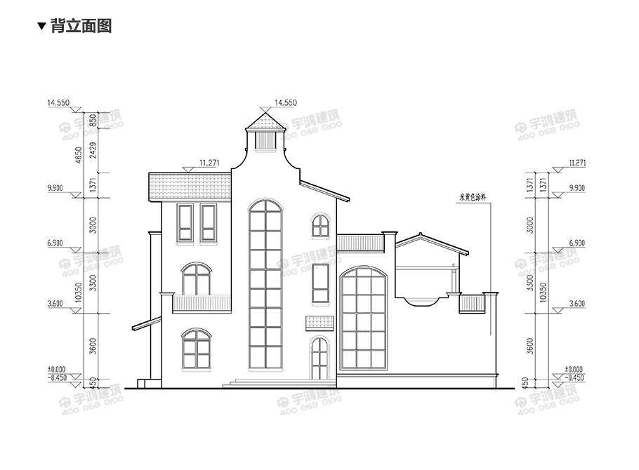 114平21萬防潮農(nóng)村別墅戶型設(shè)計(jì)圖紙