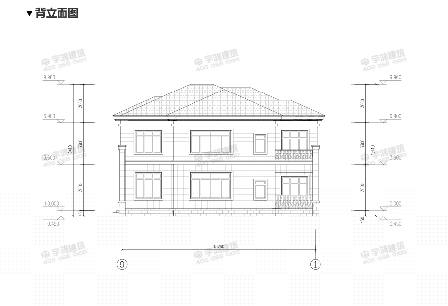180平新中式農(nóng)村小型別墅房屋設(shè)計(jì)圖紙