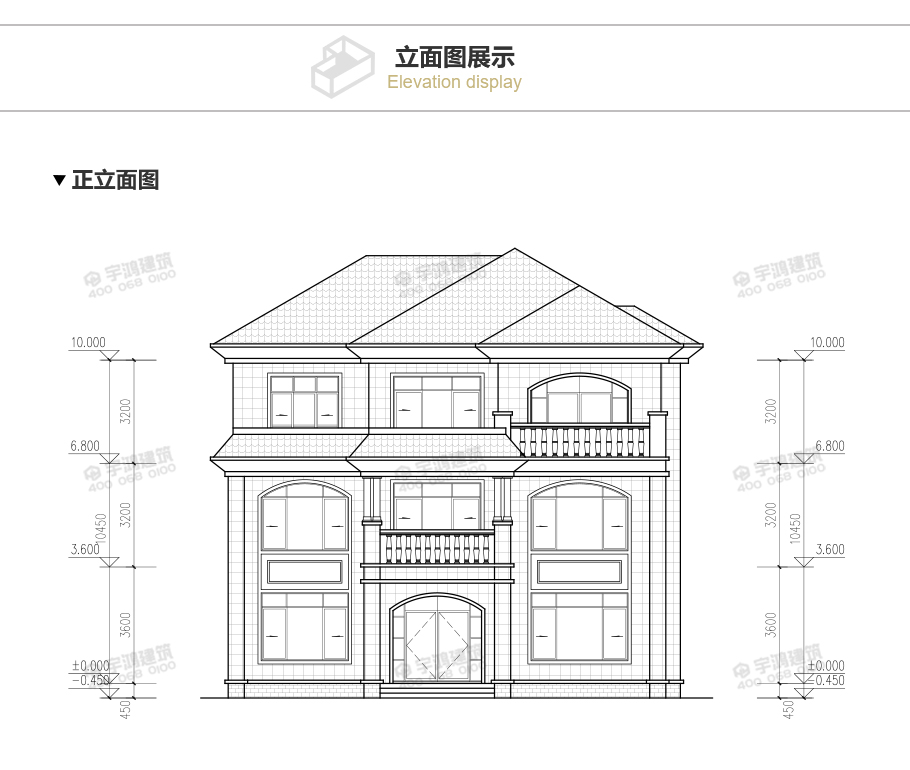 170平帶地下室新農(nóng)村三層自建房設計圖紙