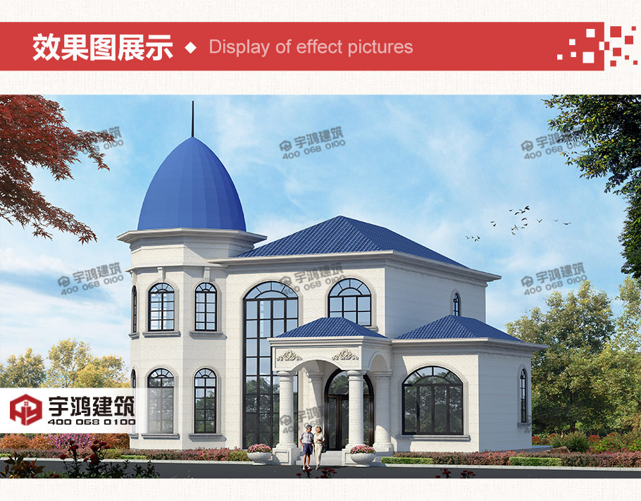 150平米兩層歐式農(nóng)村別墅設計圖紙及效果圖
