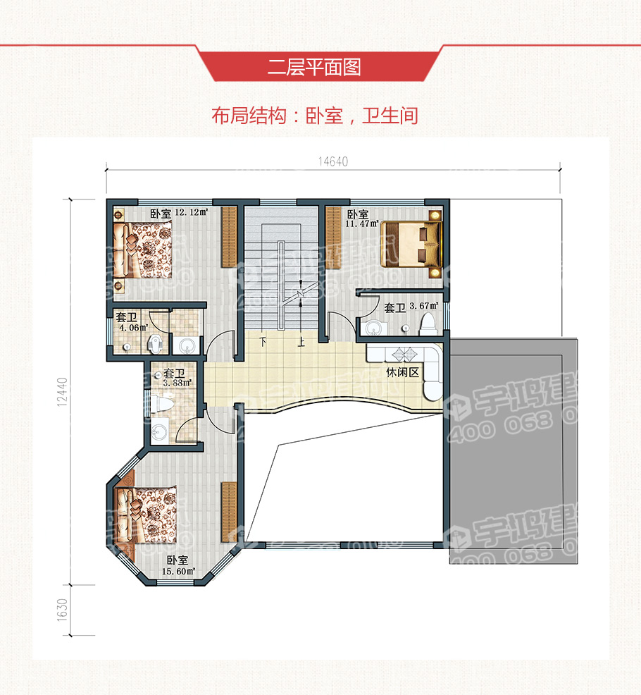 150平米兩層歐式農(nóng)村別墅設計圖紙及效果圖