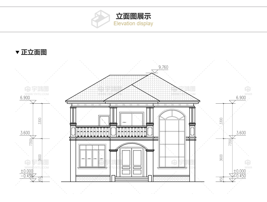 帶地下室20萬二層農(nóng)村小別墅樓設(shè)計(jì)圖紙及效果圖