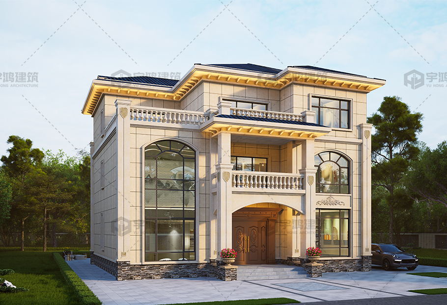 占地約200平方的三層歐式別墅全套圖紙 占地約200平方的三層歐式別墅全套圖紙